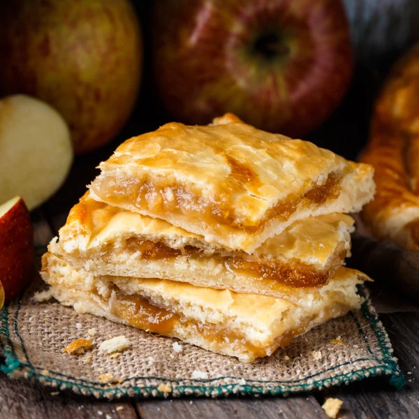 Tarta de manzana casera —  Fotos de Stock