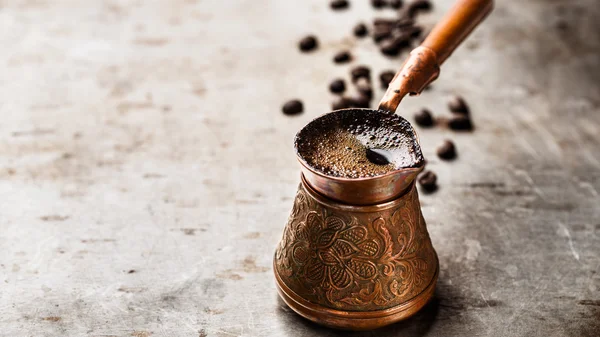 Coffee in turk — Stock Photo, Image