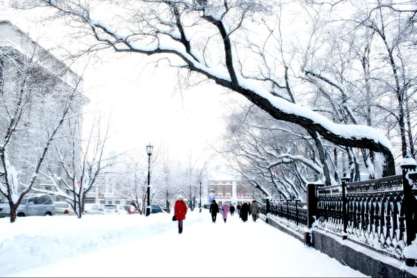 Cidade de Inverno — Fotografia de Stock