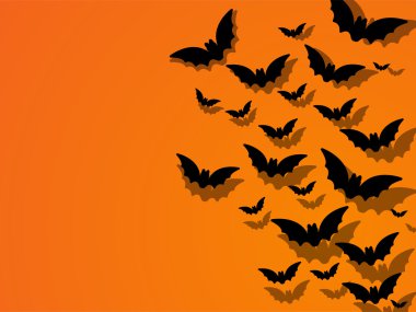 Mutlu Cadılar Bayramı Hayalet Yarasa Simgesi Arkaplanı