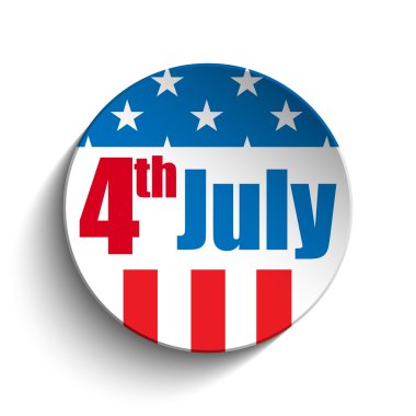 ABD Bağımsızlık günü düğmesi