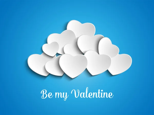 Valentine dag harten — Stockvector