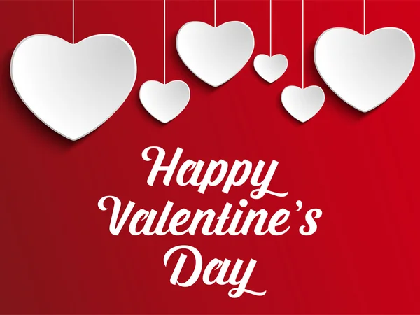 Hearts-Valentine dzień — Wektor stockowy
