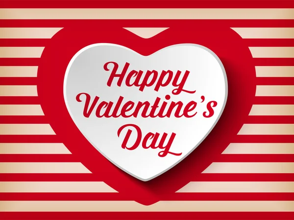 Valentine den srdce — Stockový vektor