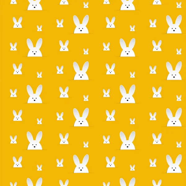 Glad påsk kanin kaniner — Stock vektor