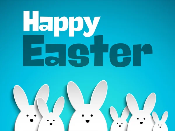 Glad påsk kanin bunny — Stock vektor