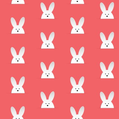 Mutlu Paskalya tavşan tavşan