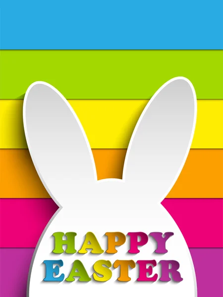 Happy Easter Rabbit Bunny — Stock Vector