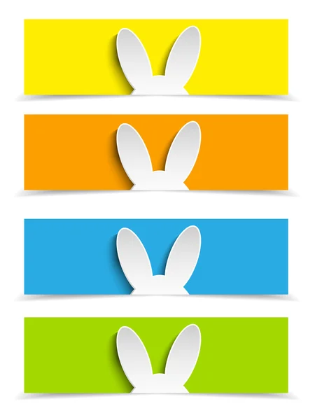 快乐复活节兔子兔子 — 图库矢量图片