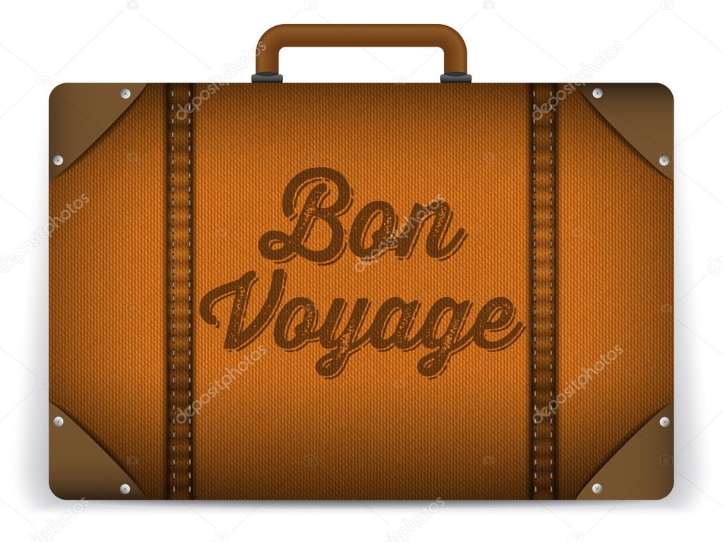 Brown Luggage Bag