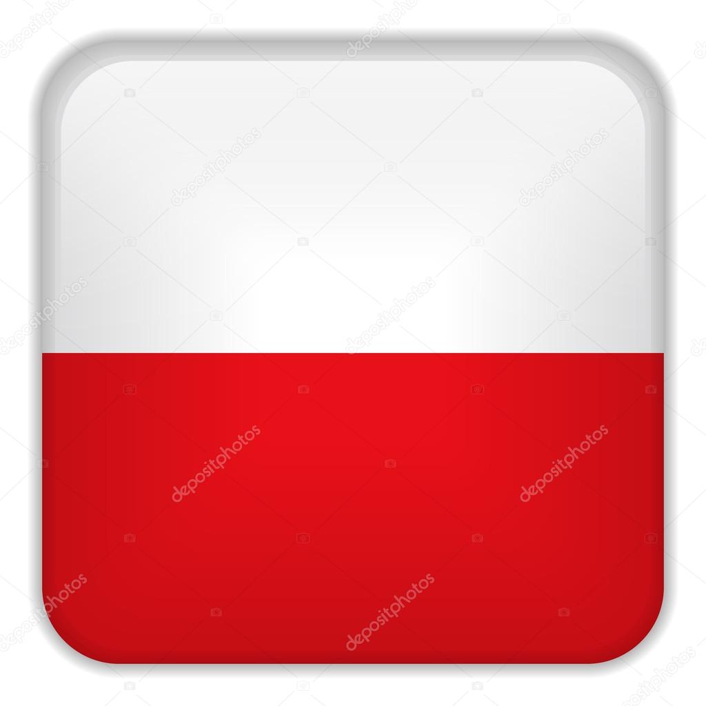 Poland Flag Smartphone Square Button