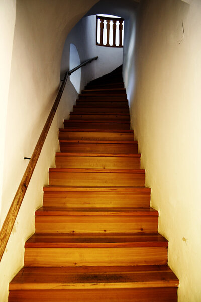 Staircase in a modern hause.