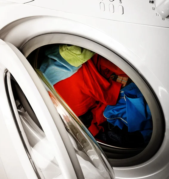 Clothes in laundry — Stock Photo, Image