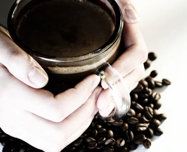 Cup with coffee — Stock Photo, Image