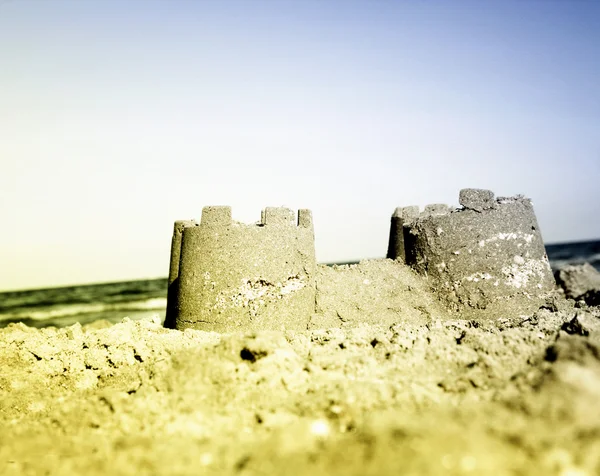 Sand castle — Stock Photo, Image