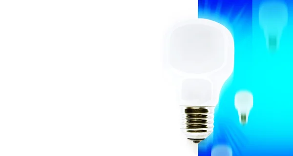 Bílá žárovka — Stock fotografie