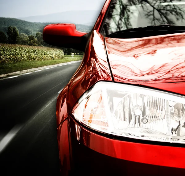 Carro vermelho — Fotografia de Stock