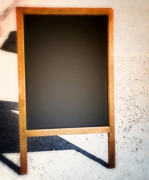 餐厅菜单黑板 — 图库照片