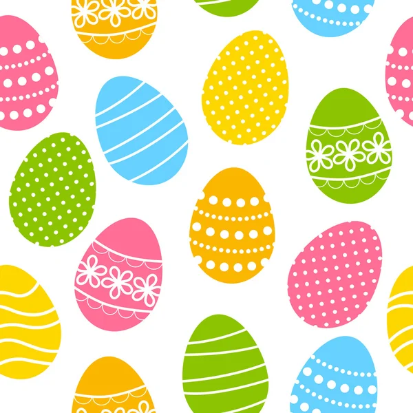 Seamless pattern with eggs — Stock Vector