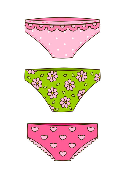 Cute color panties