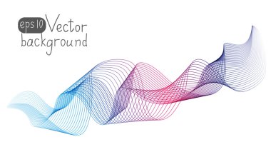 Soyut Dalga Arkaplanı