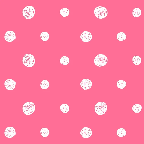 Seamless pattern with polka dots — Stock Vector