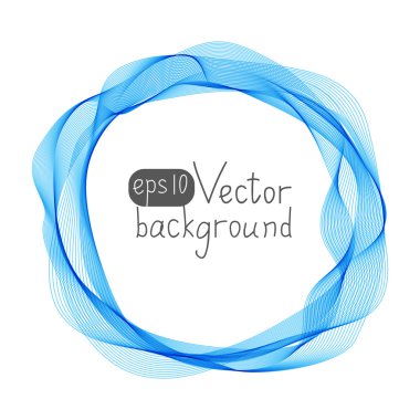 soyut yuvarlak çerçeve