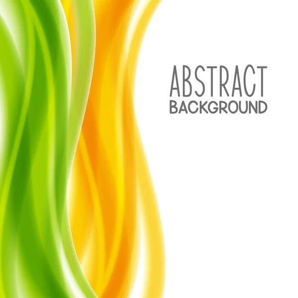 Fondo amarillo y verde abstracto — Vector de stock