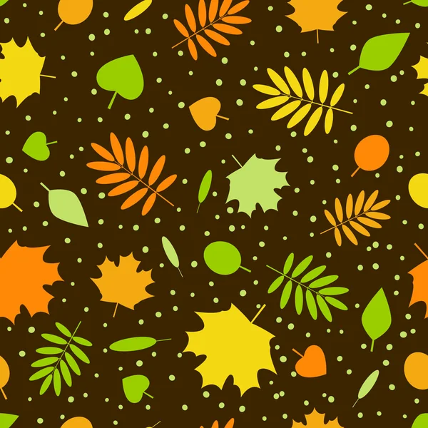 秋の紅葉のパターン — ストックベクタ