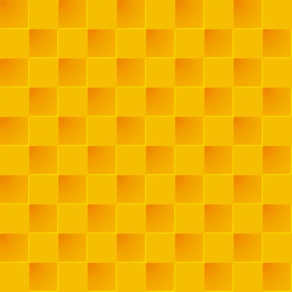 Nahtloses Muster mit gelben Verzierungen — Stockvektor