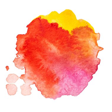 Vektör suluboya su sıçratma dokusu beyaz - abstr