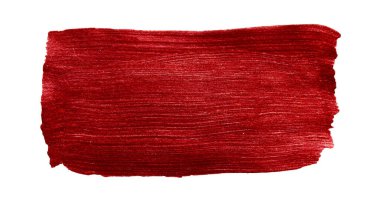 Beyaz - metalik ac üzerinde izole edilmiş vektör kırmızı sim boya dokusu