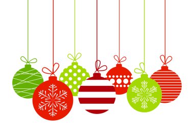 Renkli Noel topları