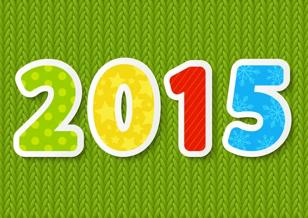 Concept du Nouvel An 2015 — Image vectorielle