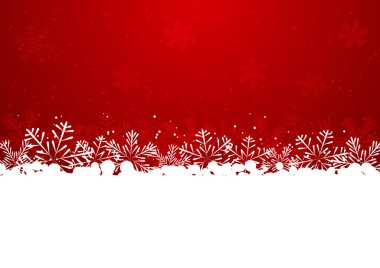 Noel kar tanesi kenarlık