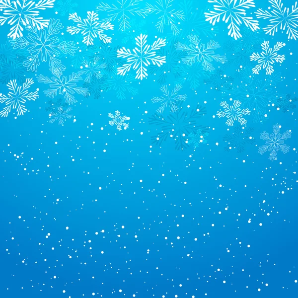 Karácsony háttér hópihe — Stock Vector