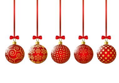 Christmas kırmızı topları