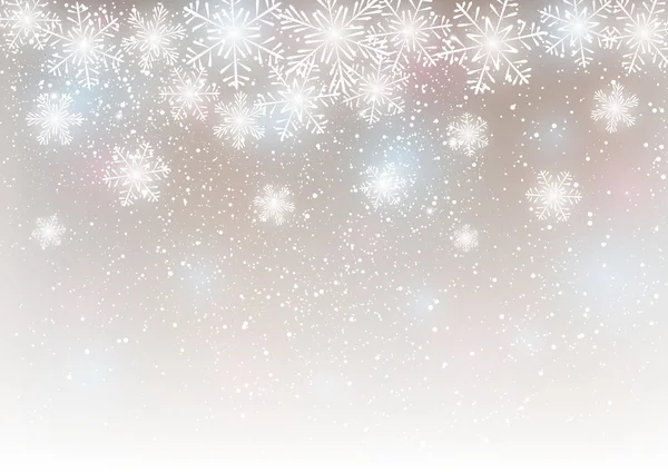 Abstract snowflake background — Stock Vector