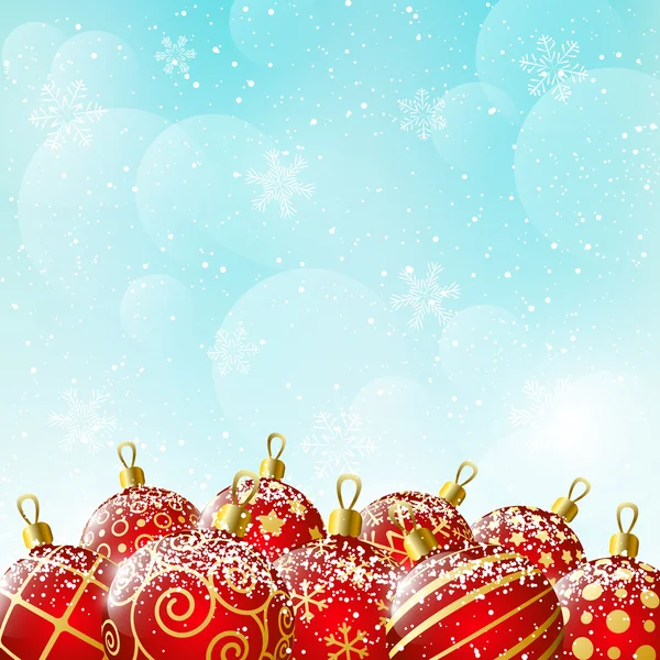 Xmas balls — Stock Vector