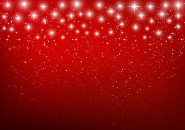 kırmızı zemin üzerine parlak yıldız