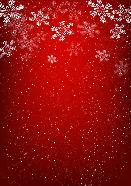 Flocons de neige de Noël — Image vectorielle