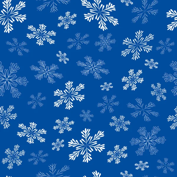 Modèle avec flocons de neige — Image vectorielle