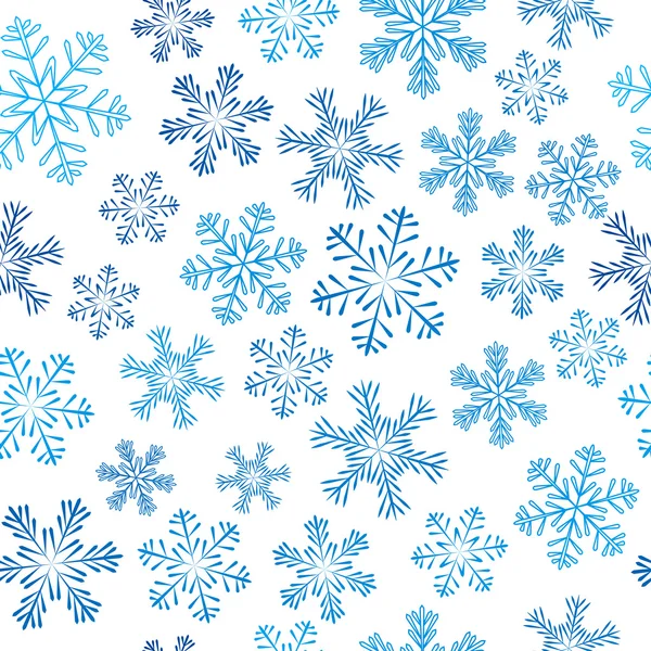 Copos de nieve fondo — Vector de stock