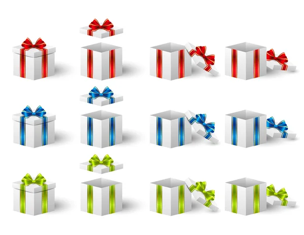 Gift boxes — Stock Vector