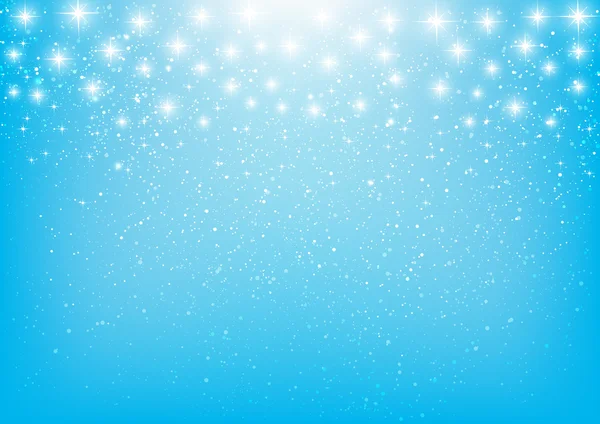 青い背景の星 — ストックベクタ