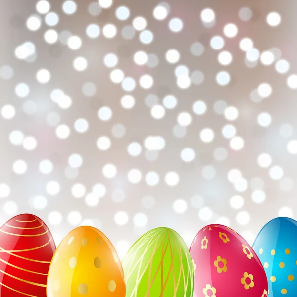 Colorful Easter eggs — Stock Vector