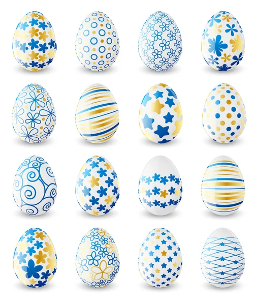 Húsvéti tojáskészlet — Stock Vector