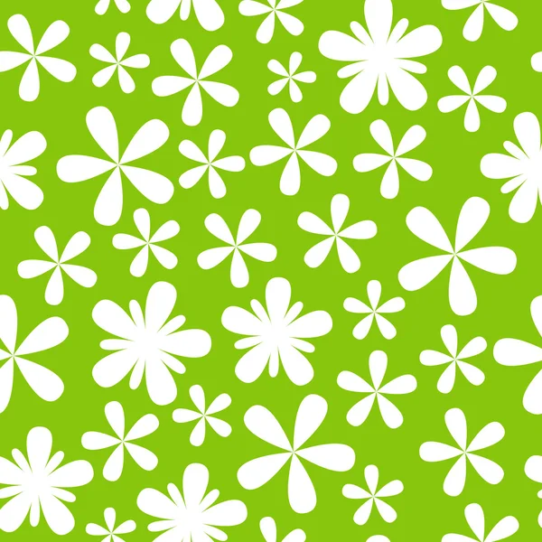 Bloemen naadloos patroon — Stockvector