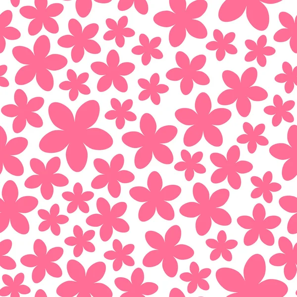 Seamless pattern with flowers — Stock Vector