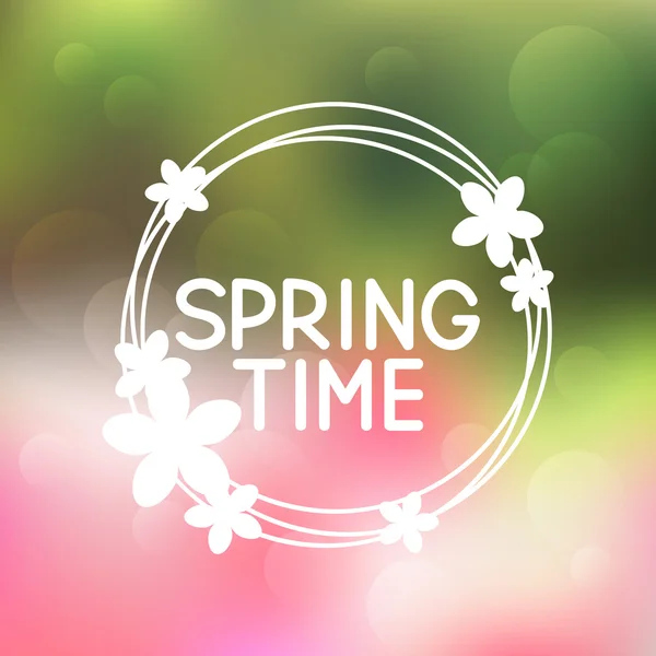 Spring time background — Stock Vector